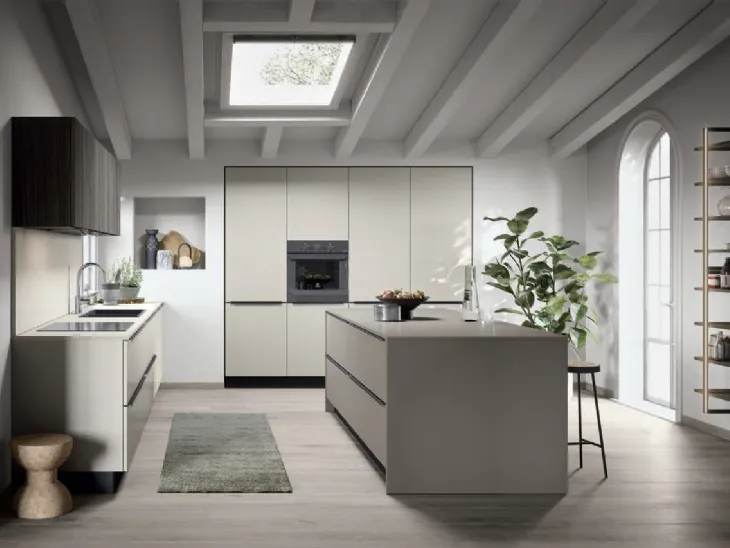 Cucina Moderna con isola Colibrì Maniglia Intra 03 di Forma Cucine